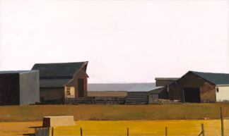 Rural Countryside, acrylic, 18" x 30"